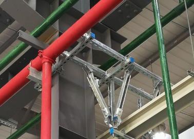 番禺该抗震支架的整体式支吊架结构协调性好